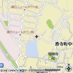 兵庫県姫路市香寺町中寺258-130周辺の地図