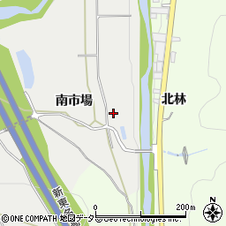 愛知県岡崎市生平町南市場周辺の地図