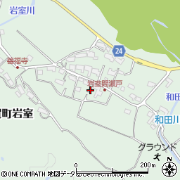 滋賀県甲賀市甲賀町岩室2161周辺の地図