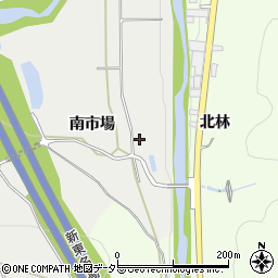 愛知県岡崎市生平町（南市場）周辺の地図