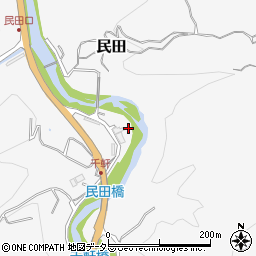 兵庫県猪名川町（川辺郡）民田（火出し）周辺の地図