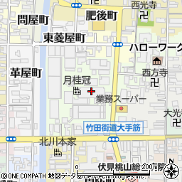 月桂冠株式会社　昭和蔵お客様相談室周辺の地図