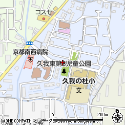 京都府京都市伏見区久我東町周辺の地図
