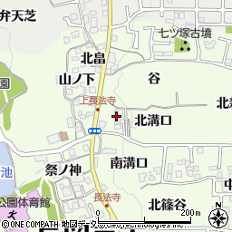 京都府長岡京市長法寺（北溝口）周辺の地図