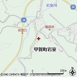 滋賀県甲賀市甲賀町岩室2589周辺の地図