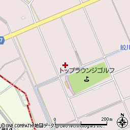 愛知県安城市高棚町鮫川周辺の地図