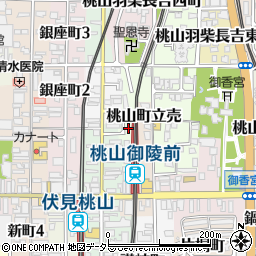 京都府京都市伏見区桃山町金森出雲8-30周辺の地図