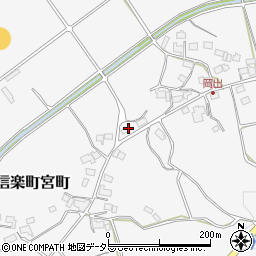 甲賀市立　史跡紫香楽宮跡関連遺跡群発掘調査事務所周辺の地図