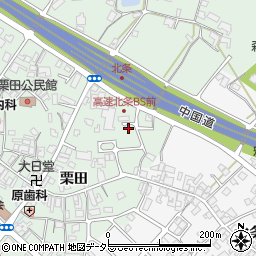 兵庫県加西市北条町栗田177周辺の地図