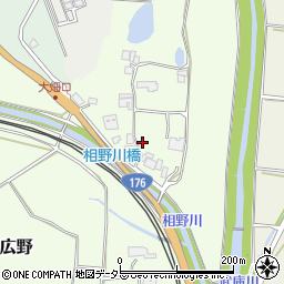 兵庫県三田市広野237周辺の地図