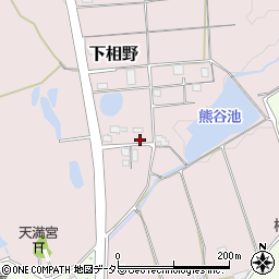 兵庫県三田市下相野1416-9周辺の地図