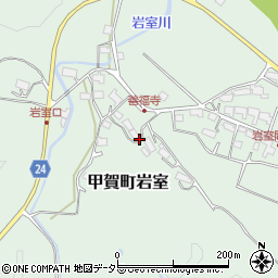 滋賀県甲賀市甲賀町岩室2290周辺の地図