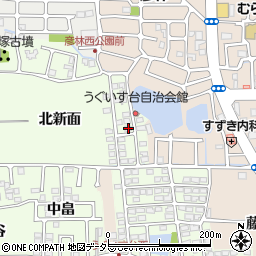 京都府長岡京市うぐいす台172-9周辺の地図