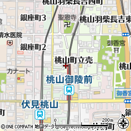 京都府京都市伏見区桃山町金森出雲8-29周辺の地図