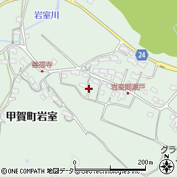 滋賀県甲賀市甲賀町岩室2195周辺の地図
