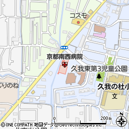京都南西病院 介護医療院周辺の地図
