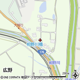 兵庫県三田市広野241周辺の地図