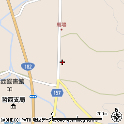 岡山県新見市哲西町矢田2371-2周辺の地図