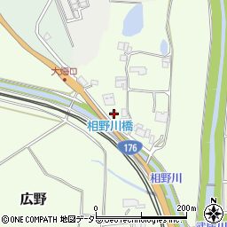 兵庫県三田市広野249周辺の地図