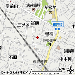 愛知県安城市古井町宮前10周辺の地図