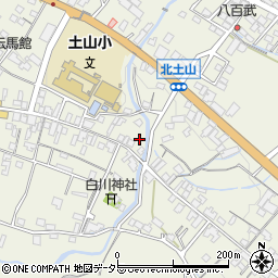 滋賀県甲賀市土山町北土山1469周辺の地図