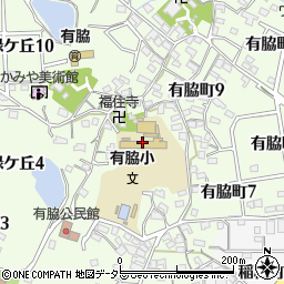 愛知県半田市有脇町6丁目周辺の地図