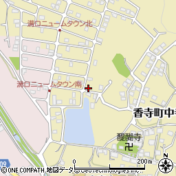 兵庫県姫路市香寺町中寺258-76周辺の地図