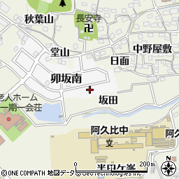 愛知県知多郡阿久比町卯坂南108周辺の地図