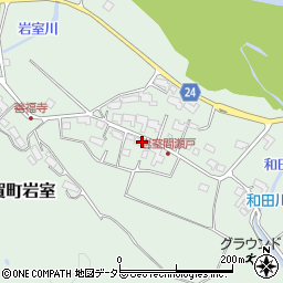 滋賀県甲賀市甲賀町岩室2162周辺の地図