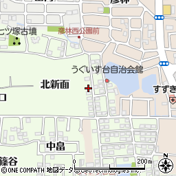 京都府長岡京市うぐいす台172-24周辺の地図