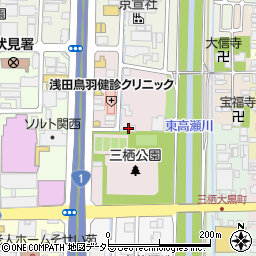 京都府京都市伏見区下鳥羽六反長町128周辺の地図
