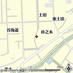 愛知県常滑市矢田周辺の地図