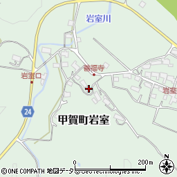 滋賀県甲賀市甲賀町岩室2289周辺の地図