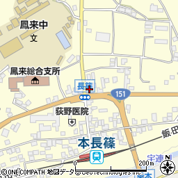愛知県新城市長篠下り筬周辺の地図