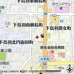 上原成商事株式会社京都工場周辺の地図