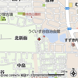 京都府長岡京市うぐいす台172-11周辺の地図