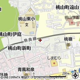 京都府京都市伏見区桃山町遠山2周辺の地図