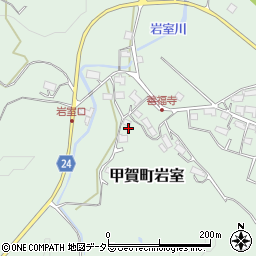 滋賀県甲賀市甲賀町岩室2594周辺の地図