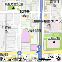 京都府京都市伏見区下鳥羽浄春ケ前町周辺の地図