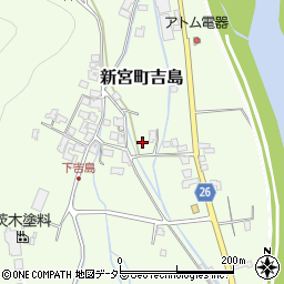 兵庫県たつの市新宮町吉島558-1周辺の地図