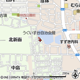 京都府長岡京市うぐいす台177周辺の地図