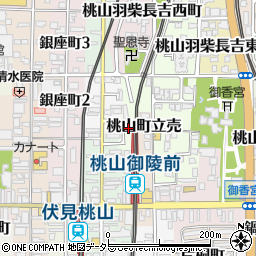 京都府京都市伏見区桃山町金森出雲8-43周辺の地図