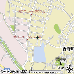 兵庫県姫路市香寺町中寺258-56周辺の地図