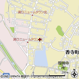 兵庫県姫路市香寺町中寺258-55周辺の地図