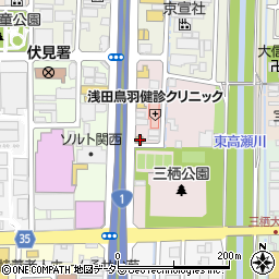 京都府京都市伏見区下鳥羽六反長町112周辺の地図
