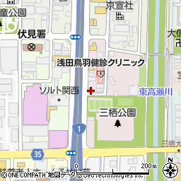 京都府京都市伏見区下鳥羽六反長町112周辺の地図