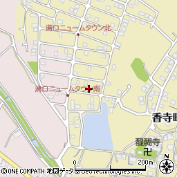 兵庫県姫路市香寺町中寺258-57周辺の地図