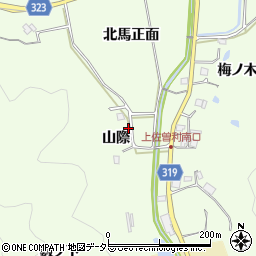 兵庫県宝塚市上佐曽利山際28周辺の地図