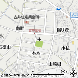 愛知県安城市古井町南揚リ登周辺の地図