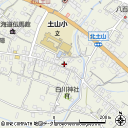 滋賀県甲賀市土山町北土山1478-1周辺の地図